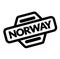 Norway black stamp