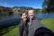 Norway couple travelers in Forde