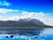 Norway fjord mountains ocean landscape background