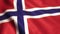 Norway Flag Animation Video - 4K