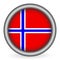 Norway flag button