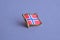 Norway Flag Lapel Pin Gold plated