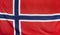 Norway Flag real fabric