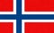 Norway flag, Scandinavian country, isolated Norwegian banner with scratched texture, grunge.