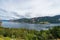 Norway Landscape. Close To Preikestolen Sightseeing Place. Mountain, Blue Sky and River. Lysefjorden