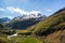 Norway with landscape during spring time. Railroad from Flam to Myrdal in Norway