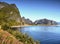 Norway Lofoten Fjord, Arctic Mountains Landscape