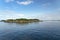 Norway, Lysefjord landscape sea view on fjord island