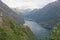 Norway - mountain landscape. Fiord Geiranger