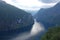 Norway - mountain landscape. Fiord Geiranger