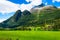 Norway Nordfjord panorama and mountain landscape