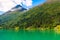 Norway Nordfjord panorama and mountain landscape