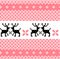 Norway pattern with reindeer