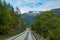 Norway road landscape