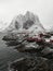 Norway’s iconic fishing village, Hamnøy, Lofoten Islands