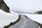 Norway snow road