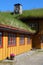 Norway sod roof traditional building