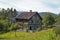 Norway, Sognefjord, wooden home