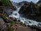 Norway - Upper parts of Langfossen waterfall