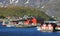 Norway village with mountain - Lofoten, Reine