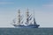 Norwegian barque Statsraad Lehmkuhl under sail