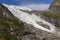 Norwegian Boyabreen glacier in Josteldalsbreen National Park