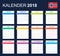 Norwegian Calendar for 2018. Scheduler, agenda or diary template. Week starts on Monday