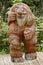 Norwegian carved wooden troll. Scandinavian folklore. Norway.