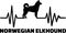 Norwegian Elkhound heartbeat word