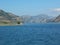 Norwegian fjord and mountains in summer. Lysefjord, Rogaland, Norway. Lysefjord bridge to Forsand