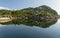 Norwegian fjords sea mountain landscape reflection, Norway, Lysefjord