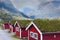 Norwegian houses in the mountains