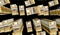 Norwegian Krone money banknotes pack 3d illustration