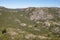 Norwegian lake and forest landscape. Preikestolen area. Norway l