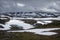 Norwegian mountain scenery in summer