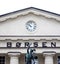 The Norwegian Stock Exchange with statue