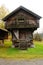 Norwegian wooden farm house for food