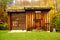 Norwegian wooden farm house for service