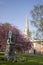 Norwich Cathedral in spring