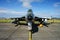 Nose view of Hawker Hunter