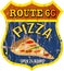 Nostalgic route 66 pizza diner sign