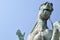 Nostrils and front part of bronze statue of horse