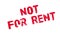 Not For Rent rubber stamp