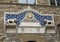 Notable marble frontispiece above the entrance door to the Palazzo Vechio