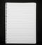 Note pad lined paper