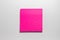 Note pad pink square sticker