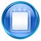 Notebook icon blue