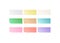 Notebook paper multi-colored rectangular