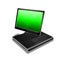 Notebook tablet PC green