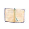 Notebooks diary in open form with hardening tape. vintage watercolor illustration